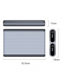 Orico външна кутия за диск Storage - Case - M.2 NVMe Dual-Bay - USB-C 10Gbps, Aluminium - AM2C3-2N-GY