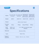 Orico външна кутия за диск Storage - Case - M.2 NVMe M-key 10 Gbps, Aluminium - AM2C3-G2-GY
