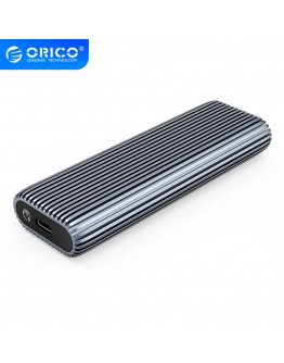 Orico външна кутия за диск Storage - Case - M.2 NVMe M-key 10 Gbps, Aluminium - AM2C3-G2-GY