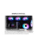 Thermalright водно охлаждане Water Cooling Aqua Elite 360 Black A-RGB V3 - LGA1851/LGA1700/AM5