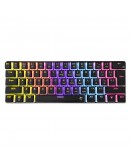 White Shark геймърска механична клавиатура Gaming Mechanical Keyboard ASHIKO 2 - Blue Switches (English US), Black
