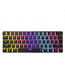 White Shark геймърска механична клавиатура Gaming Mechanical Keyboard ASHIKO 2 - Blue Switches (English US), Black