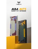 Aula геймърска механична клавиатура Wireless Gaming Mechanical Keyboard AU75 - Bloomfield Switch [Linear] (English US), Beige