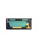 Aula геймърска механична клавиатура Wireless Gaming Mechanical Keyboard AU75 - Bloomfield Switch [Linear] (English US), Turmeric yellow