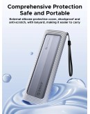 Orico външна кутия за диск Storage - Case - M.2 NVMe M-key 10 Gbps, Silicone Protective Case - AXM2-G2-GY-BP