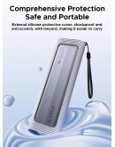 Orico външна кутия за диск Storage - Case - M.2 NVMe M-key 10 Gbps, Silicone Protective Case, USB-C/A - AXM2-G2-V1-GY