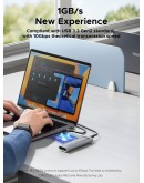 Orico външна кутия за диск Storage - Case - M.2 NVMe M-key 10 Gbps, Silicone Protective Case, USB-C/A - AXM2-G2-V1-GY