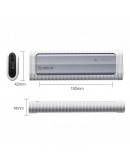 Orico външна кутия за диск Storage - Case - M.2 NVMe/SATA M/B key - USB3.1 Type-C, Silicone Protective Case, 10Gbps - AXM2S-G2-GY-BP