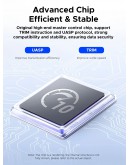 Orico външна кутия за диск Storage - Case - M.2 NVMe/SATA M/B key - USB3.1 Type-C, Silicone Protective Case, 10Gbps - AXM2S-G2-GY-BP