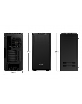 be quiet! кутия Case ATX - Pure Base 600 Window Black