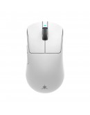 White Shark професионална геймърска мишка Wireless Gaming Mouse BORS - 12000dpi, 1000Hz, Bluetooth, White