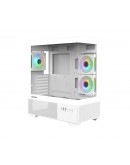 Zalman кутия Case ATX - Chronix WHITE V2 - 3 x 120 mm A-RGB, USB-C, Tempered Glass