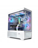 Zalman кутия Case ATX - Chronix WHITE V2 - 3 x 120 mm A-RGB, USB-C, Tempered Glass