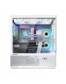 Zalman кутия Case ATX - Chronix WHITE V2 - 3 x 120 mm A-RGB, USB-C, Tempered Glass