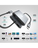 VCom докинг станция Docking Station Type-C Power Distribution 3.0 100W - HDMI, Type-C x 1, USB3.0 - CU4511