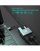 VCom докинг станция Docking Station Type-C Power Distribution 3.0 100W - HDMI, Type-C x 1, USB3.0 - CU4511
