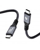 VCom кабел Cable Thunderbolt 5 / USB4 - USB-C 80Gbps PD240W 1m Black - CU584M-1m