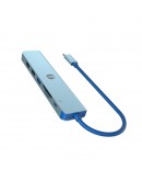 VCom докинг станция Docking Station Type-C 7-in-1 - CUE18 - PD3.0 100W, HDMI, USB3.0 x 1, USB2.0 x 2, SD, TF