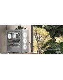 AeroCool кутия Case ATX - D501A White, Addressable RGB, Wood