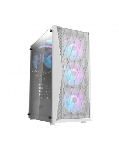 Darkflash кутия Case ATX - DK352 White - 4 fans included