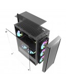 Darkflash кутия Case ATX - DK353 Black - 4 fans included