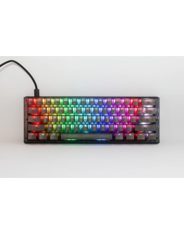 Ducky професионална геймърска механична клавиатура Professional Gaming Mechanical Keyboard One 3 Mini Aura Black - Cherry MX RGB Brown [Tactile]