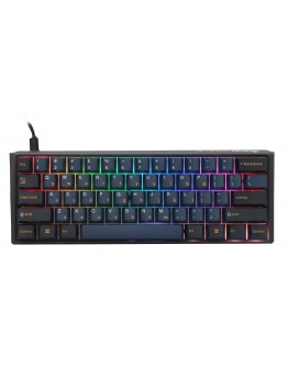 Ducky професионална геймърска механична клавиатура Professional Gaming Mechanical Keyboard One 3 Pro Mini Nazca Line - 8K, Cherry MX2A RGB Speed Silver