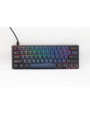 Ducky професионална геймърска механична клавиатура Professional Gaming Mechanical Keyboard One 3 Pro Mini Nazca Line - 8K, Cherry MX2A RGB Speed Silver
