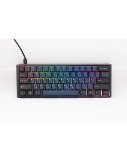 Ducky професионална геймърска механична клавиатура Professional Gaming Mechanical Keyboard One 3 Pro Mini Nazca Line - 8K, Cherry MX2A RGB Speed Silver