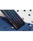 Ducky професионална геймърска механична клавиатура Professional Gaming Mechanical Keyboard One 3 Pro Mini Nazca Line - 8K, Cherry MX2A RGB Speed Silver