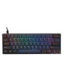Ducky професионална геймърска механична клавиатура Professional Gaming Mechanical Keyboard One 3 Pro Mini Nazca Line - 8K, Cherry MX2A RGB Red [Linear]