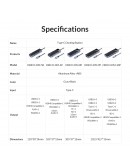 Orico докинг станция Docking Station Type-C - DM-10P-BK-BP - HDMI, USB-C, USB-A x 4, PD100W x 1, LAN (1Gbps), SD/TF
