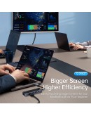 Orico докинг станция Docking Station Type-C - DM-10P-BK-BP - HDMI, USB-C, USB-A x 4, PD100W x 1, LAN (1Gbps), SD/TF