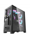 Darkflash кутия Case ATX - DRX70 Mesh Black - Addressable RGB 4 fans, USB-C