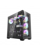 Darkflash кутия Case ATX - DS900 Black - 7 x 120 mm A-RGB fans included, USB-C