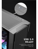 Darkflash кутия Case ATX - DS900 Mesh Black - 4 x 120 mm A-RGB fans included