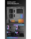 Darkflash кутия Case ATX - DS900 Mesh Black - 4 x 120 mm A-RGB fans included