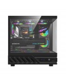 Darkflash кутия Case ATX - DS950 Black - 6 x 120 mm Infinity Mirror A-RGB