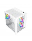 Xigmatek кутия Case mATX - Aqua M Lite Arctic - 5 ARGB Fans