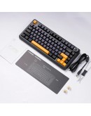 Aula геймърска механична клавиатура Wireless Gaming Mechanical Keyboard F75 Thunder Black - Reaper Switch [Linear] (English US)