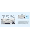 Aula геймърска механична клавиатура Wireless Gaming Mechanical Keyboard F75 Thunder Black - Reaper Switch [Linear] (English US)