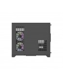 Aigo кутия Case mATX - FT418 Black - 6 x 120 mm A-RGB fans included