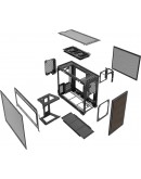Lian Li кутия Case mATX - DAN Cases B4 Wood Edition - Black