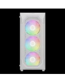Gamdias кутия Case ATX - AURA GC1 Elite White - Mesh, RGB, Tempered Glass