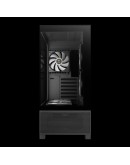 Gamdias кутия Case mATX - AURA GC12 ARGB BK - 6 x 120 mm A-RGB, USB-C, Tempered Glass