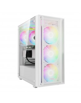 Gamdias кутия Case ATX - AURA GC2 Elite White - Mesh, RGB, Tempered Glass