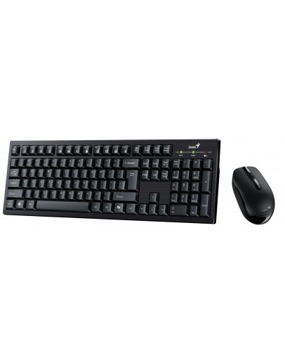 Genius клавиатура и мишка Wireless Keyboard and Mouse - KM-8101 Black - AI, BG, 2.4GHZ