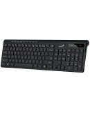 Genius клавиатура кирилизирана безжична Wireless Slim Keyboard SlimStar 7230 Black - AI, BG, 2.4Ghz