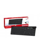 Genius клавиатура кирилизирана безжична Wireless Slim Keyboard SlimStar 7230 Black - AI, BG, 2.4Ghz