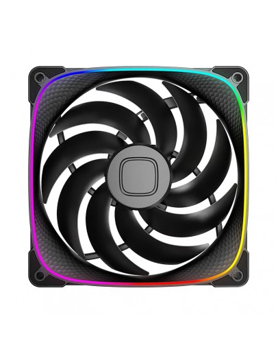 Geometric Future вентилатор Squama 2503B-14, 140mm, ARGB, Black